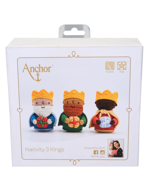 Kit Amigurumi Reyes Magos de Anchor